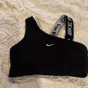 Nike Black and White Sports Bra